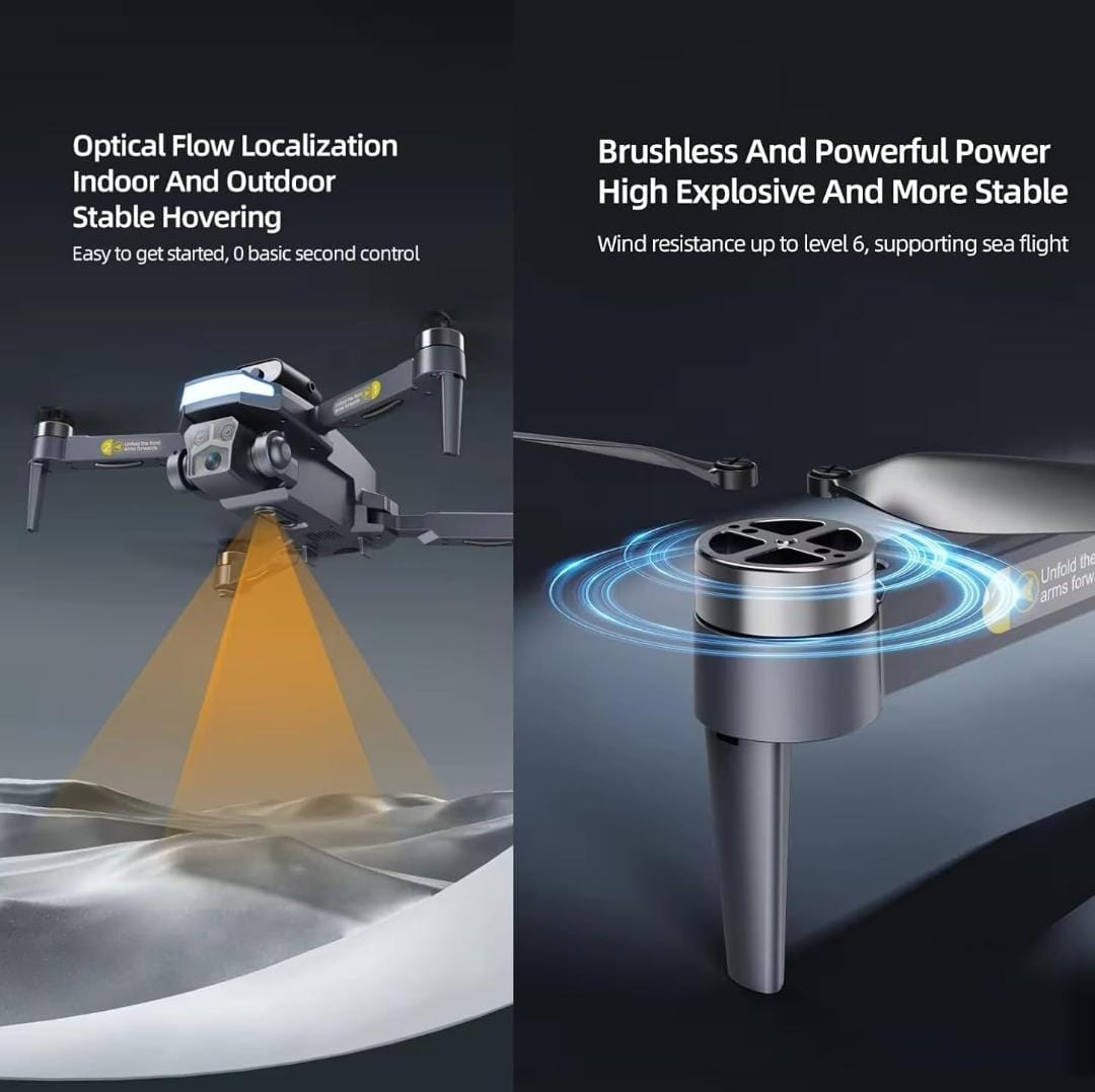 Y3 MAX Drone Or A13  (Brushless Series) With 90 Degree Camera Esc.